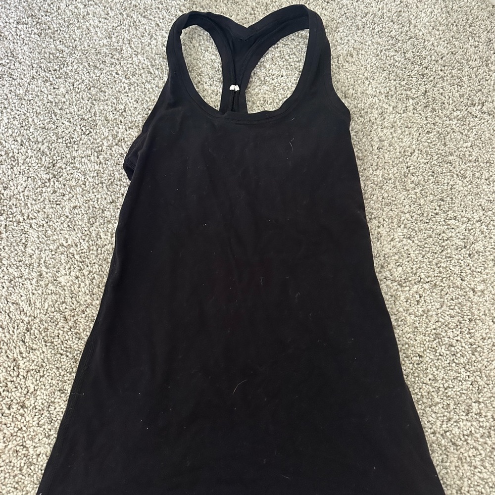 lululemon athletica Black Tank Top